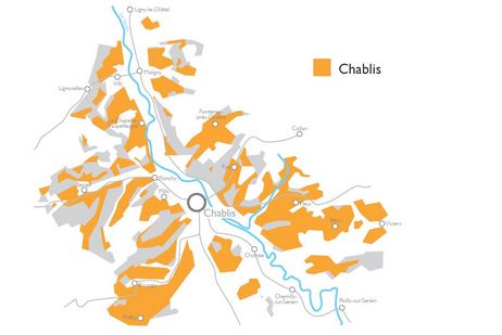 The Chablis winegrowing area